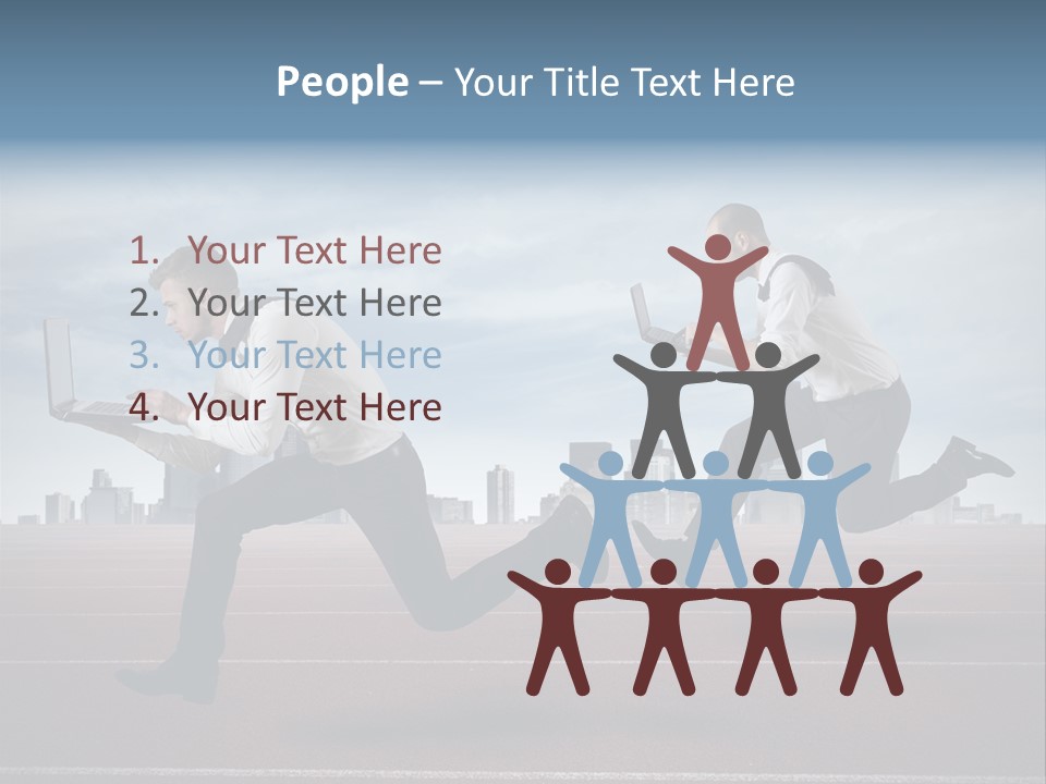 Activity Man Work PowerPoint Template