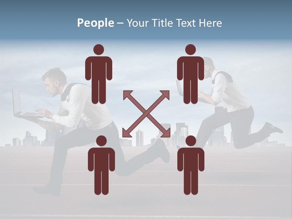 Activity Man Work PowerPoint Template