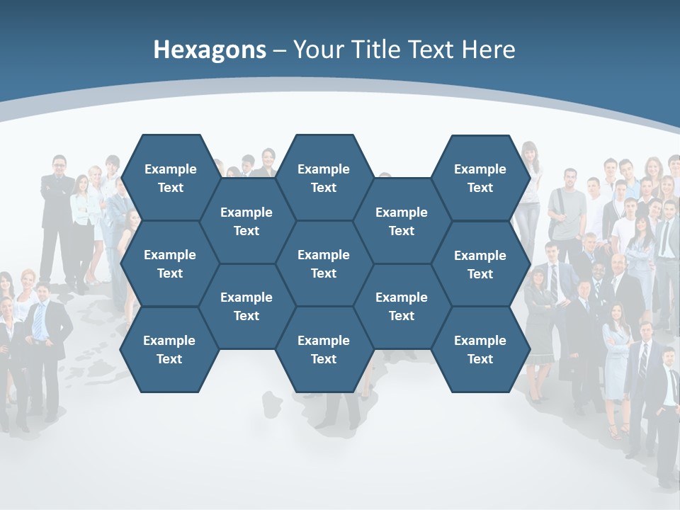 Community Young Image PowerPoint Template