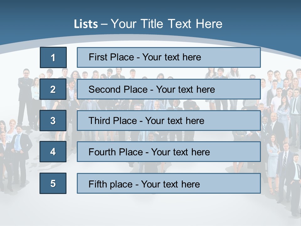 Community Young Image PowerPoint Template