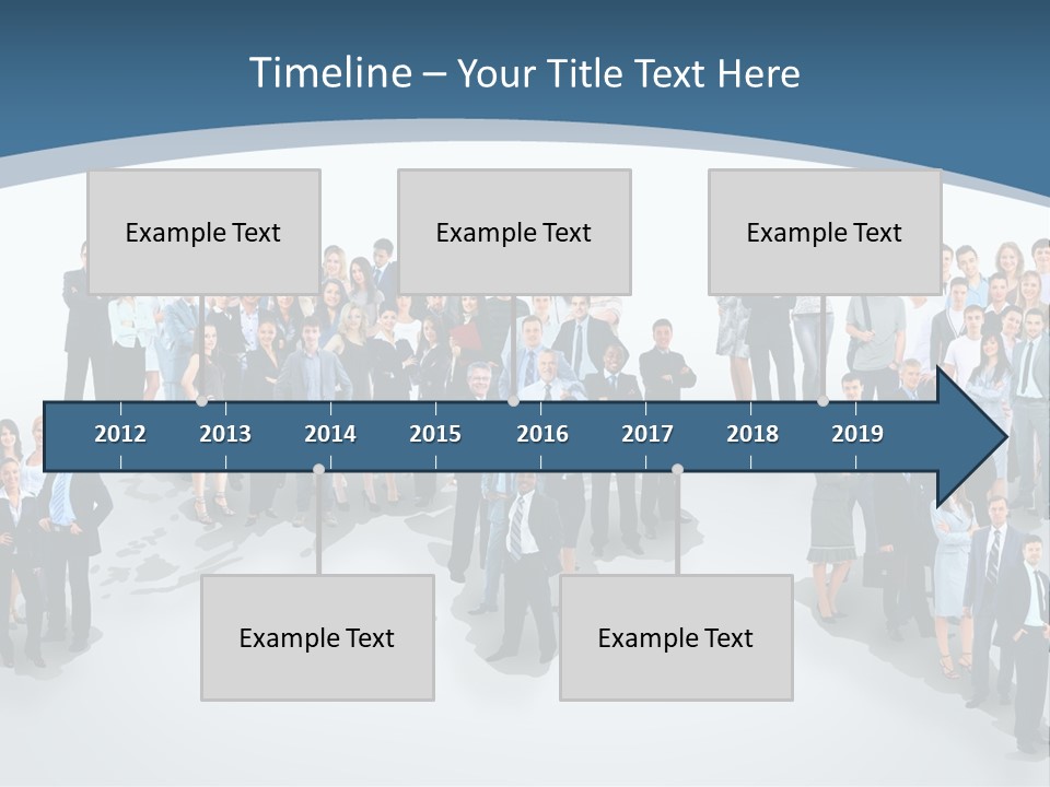 Community Young Image PowerPoint Template