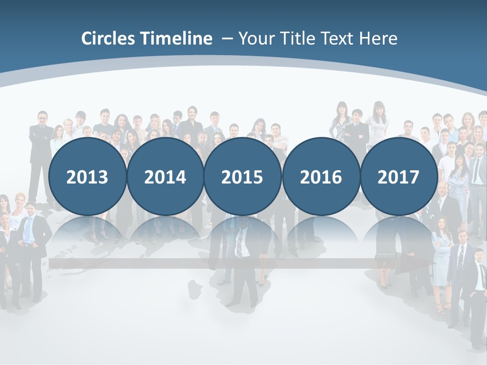 Community Young Image PowerPoint Template