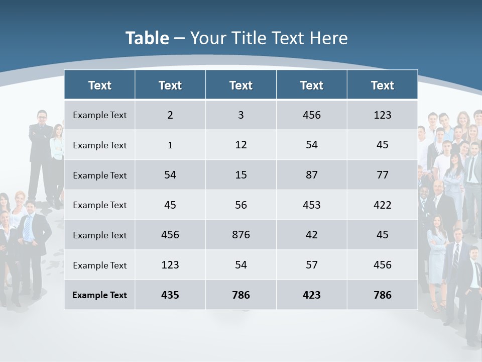 Community Young Image PowerPoint Template