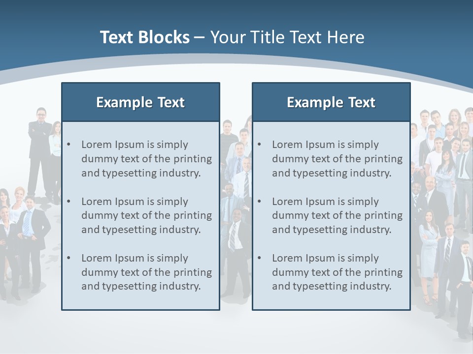 Community Young Image PowerPoint Template