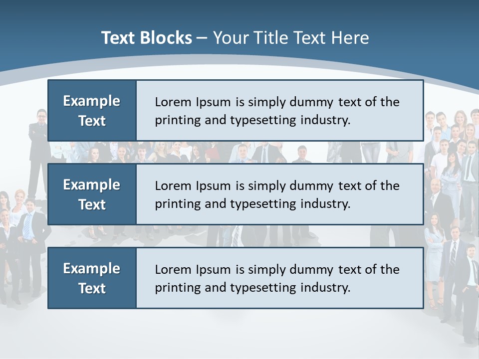 Community Young Image PowerPoint Template