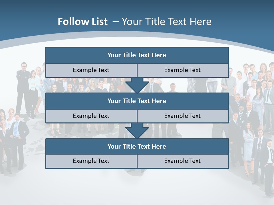 Community Young Image PowerPoint Template
