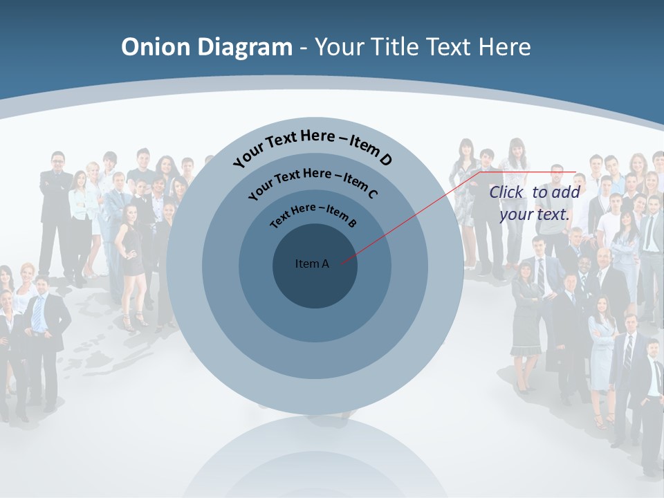 Community Young Image PowerPoint Template