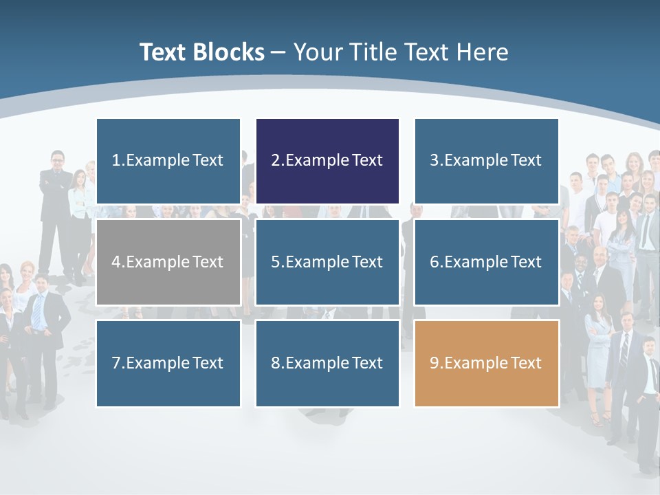 Community Young Image PowerPoint Template