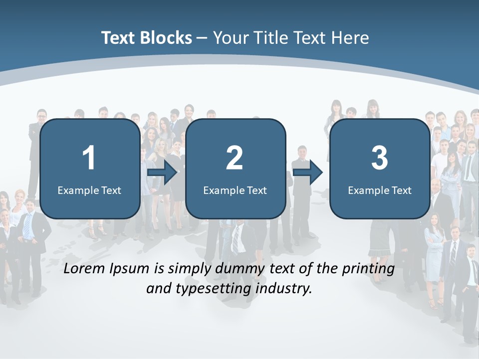 Community Young Image PowerPoint Template