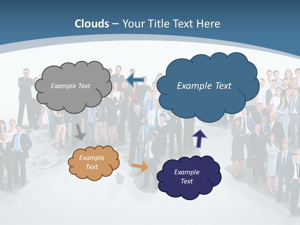 Community Young Image PowerPoint Template