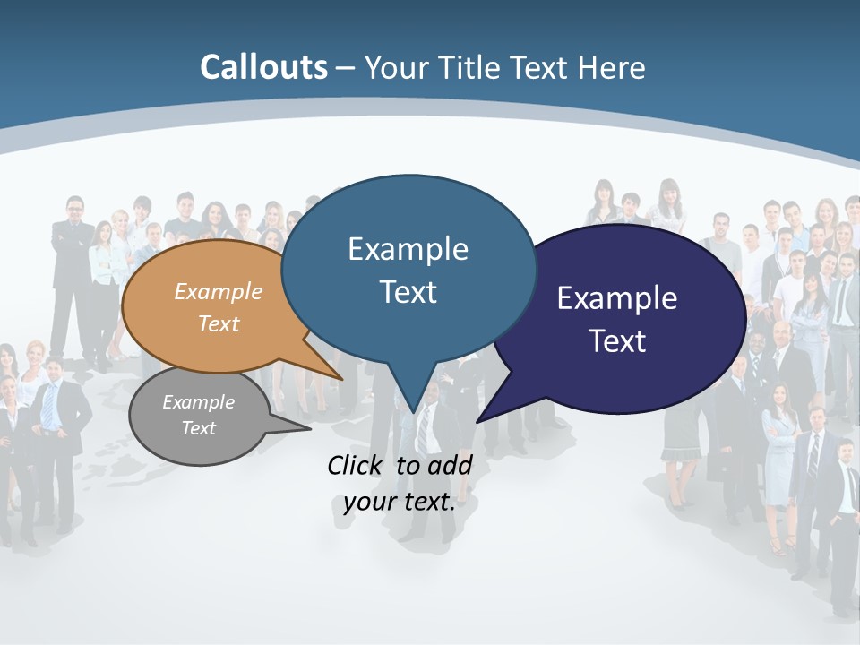 Community Young Image PowerPoint Template