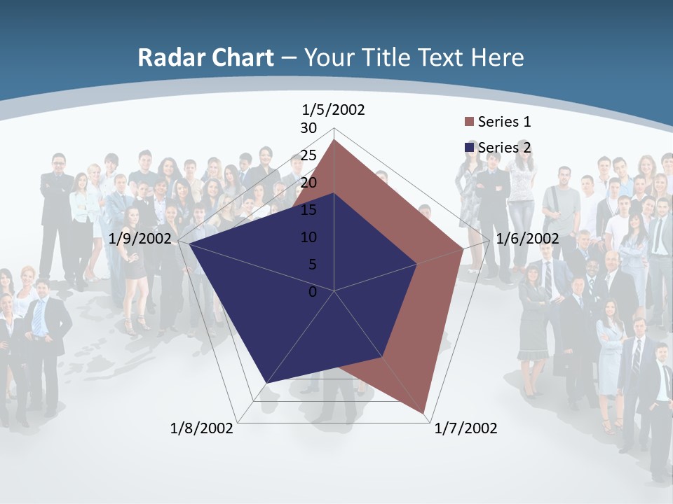 Community Young Image PowerPoint Template