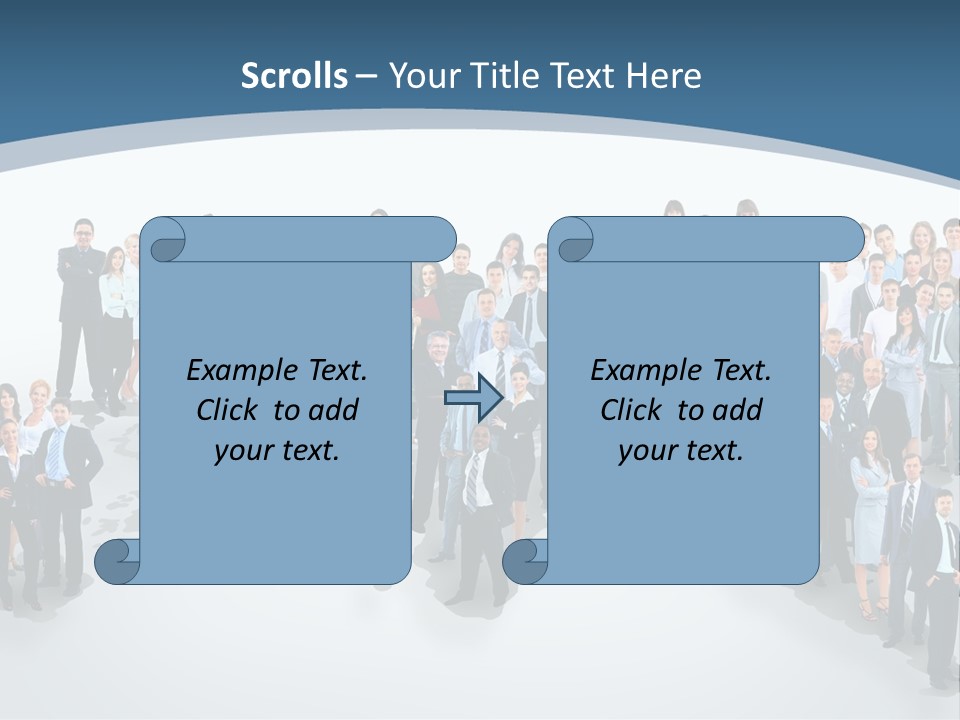 Community Young Image PowerPoint Template