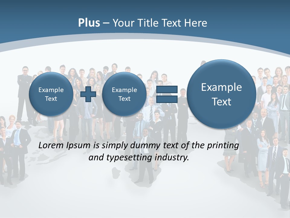 Community Young Image PowerPoint Template