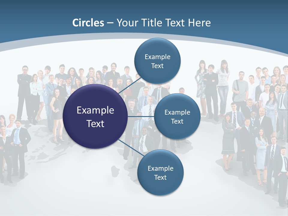 Community Young Image PowerPoint Template