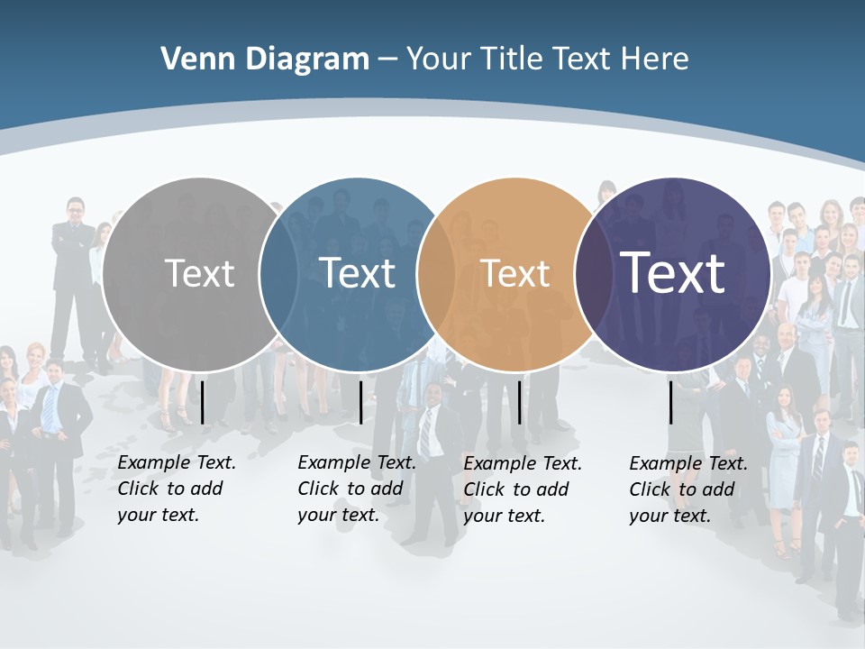 Community Young Image PowerPoint Template