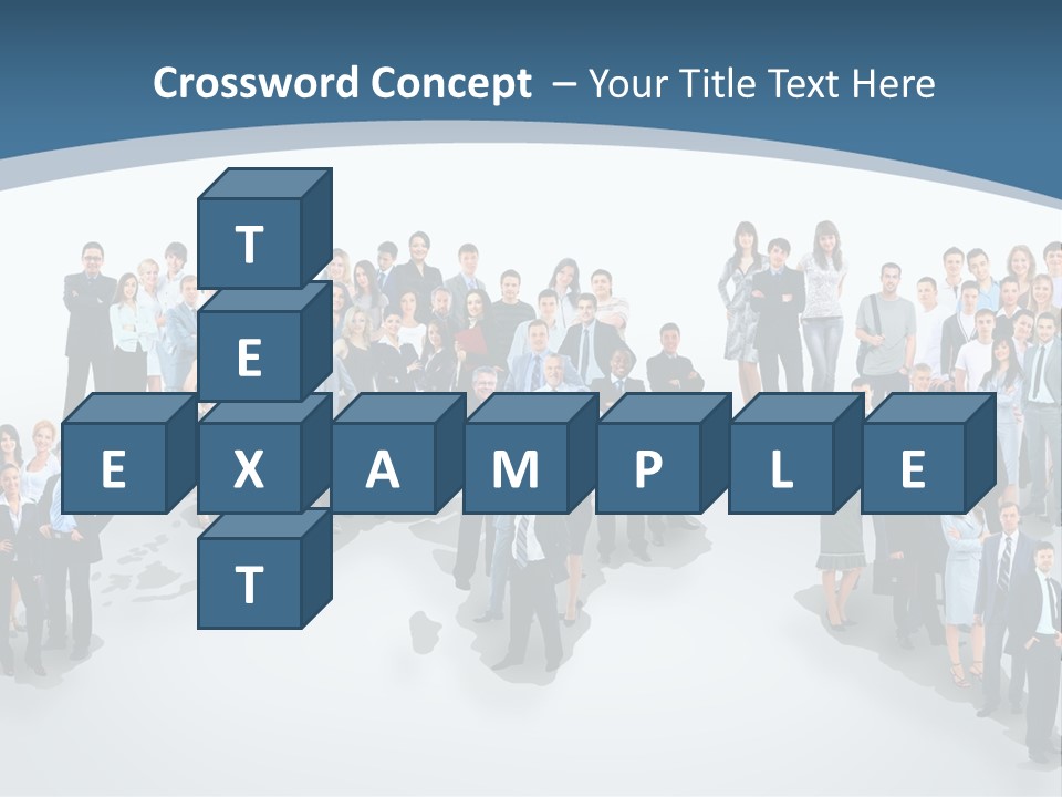 Community Young Image PowerPoint Template