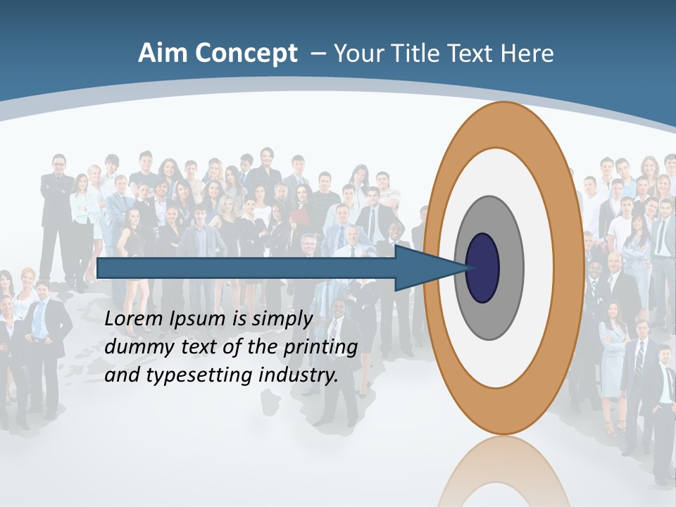 Community Young Image PowerPoint Template