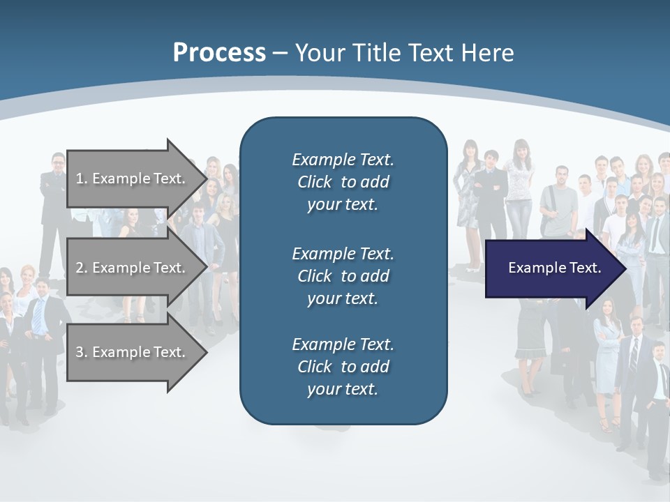 Community Young Image PowerPoint Template