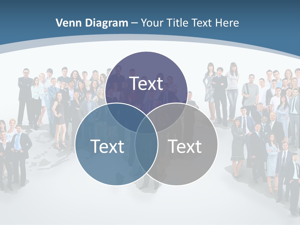 Community Young Image PowerPoint Template