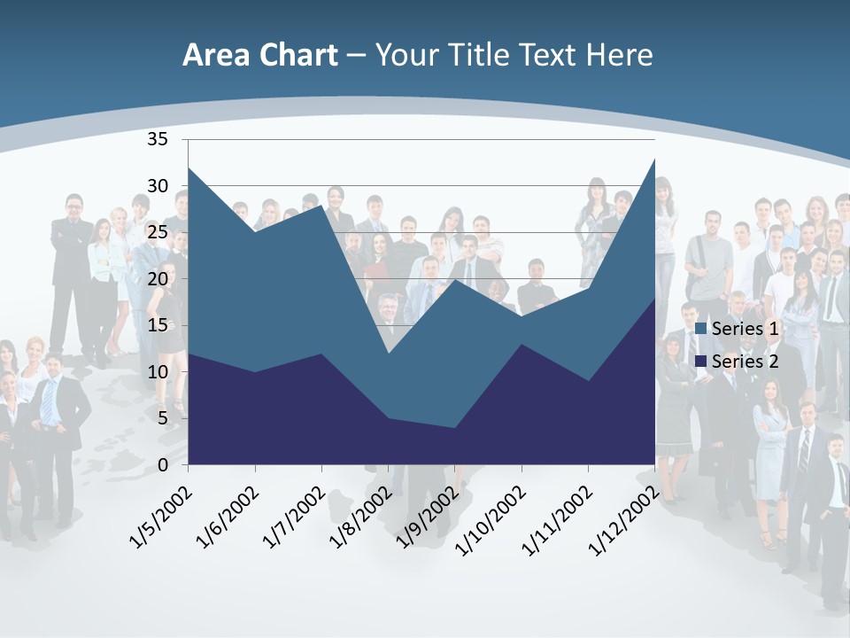 Community Young Image PowerPoint Template
