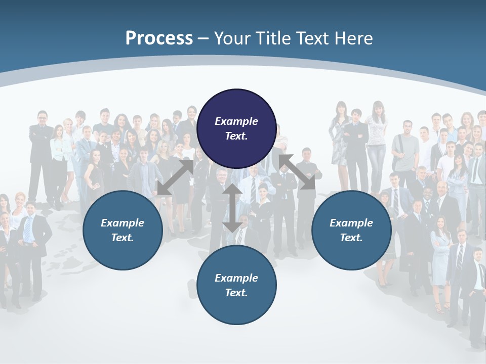 Community Young Image PowerPoint Template