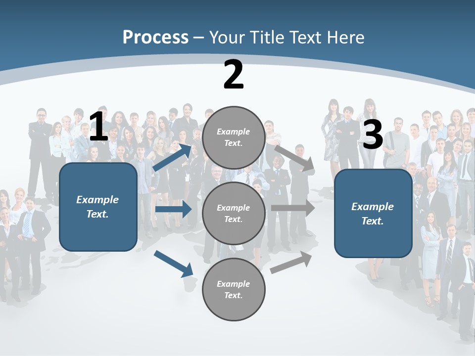 Community Young Image PowerPoint Template