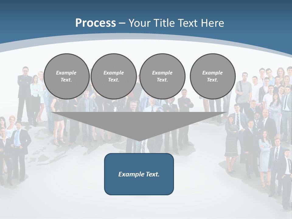 Community Young Image PowerPoint Template