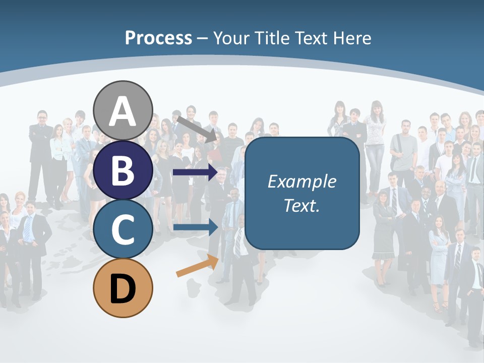 Community Young Image PowerPoint Template