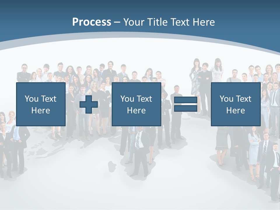 Community Young Image PowerPoint Template
