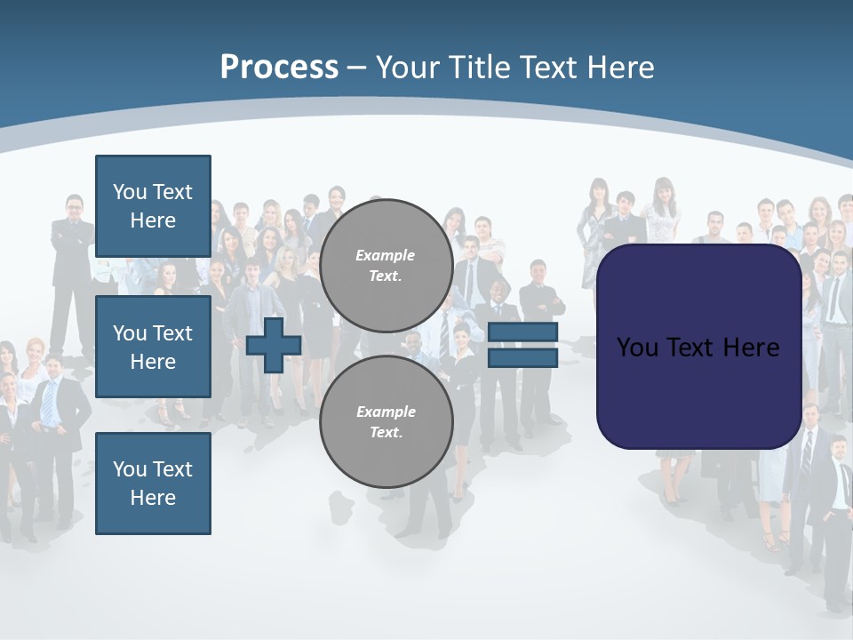 Community Young Image PowerPoint Template