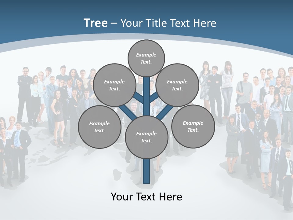 Community Young Image PowerPoint Template