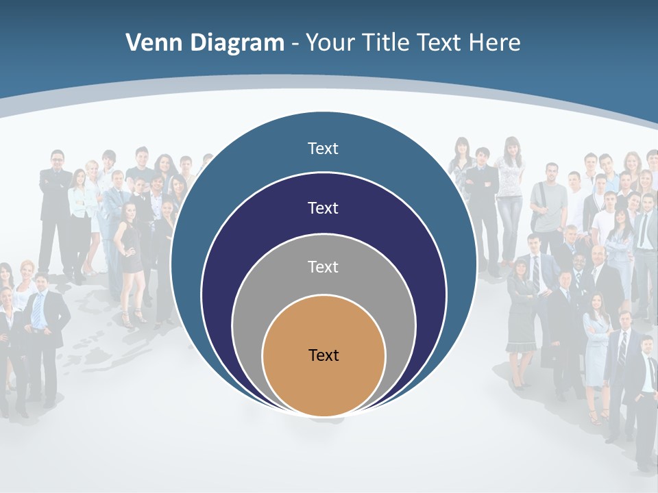 Community Young Image PowerPoint Template