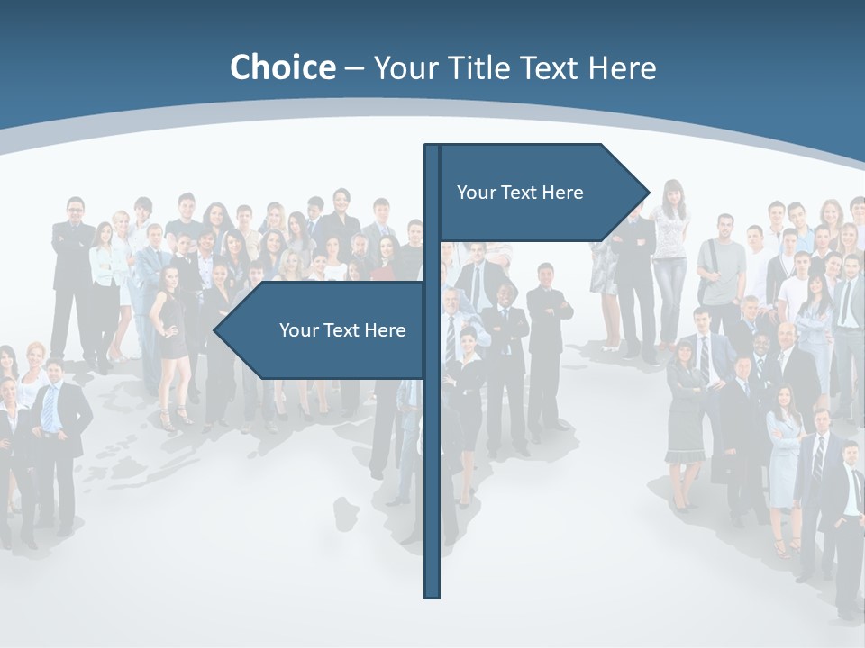 Community Young Image PowerPoint Template