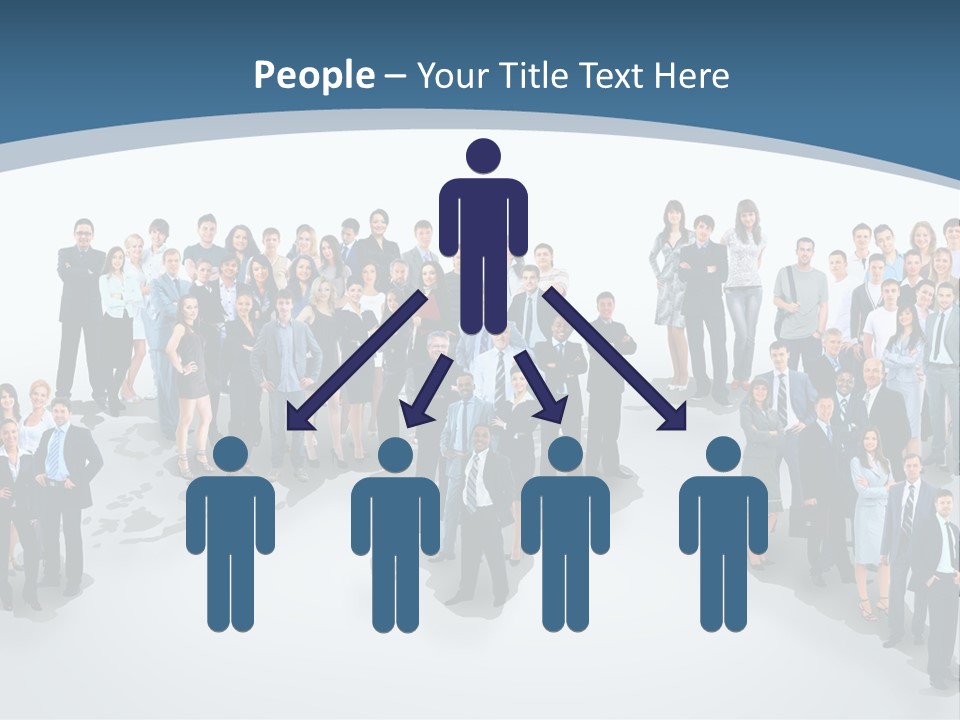 Community Young Image PowerPoint Template