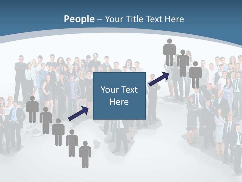 Community Young Image PowerPoint Template