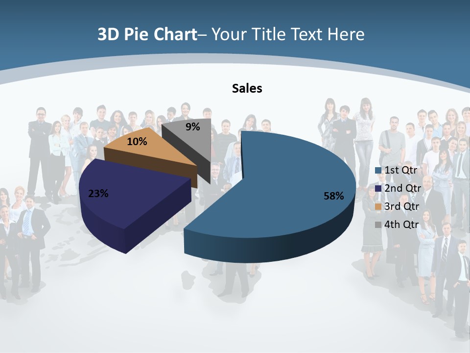 Community Young Image PowerPoint Template