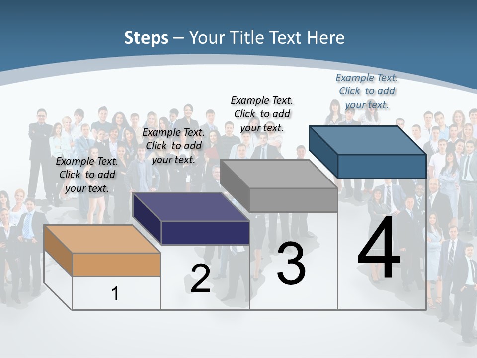 Community Young Image PowerPoint Template