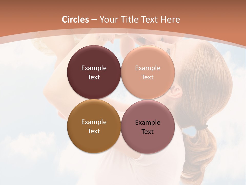 Female Parenthood Emotional PowerPoint Template