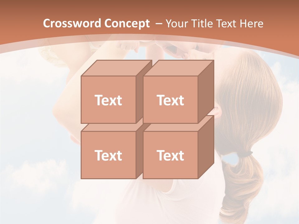 Female Parenthood Emotional PowerPoint Template