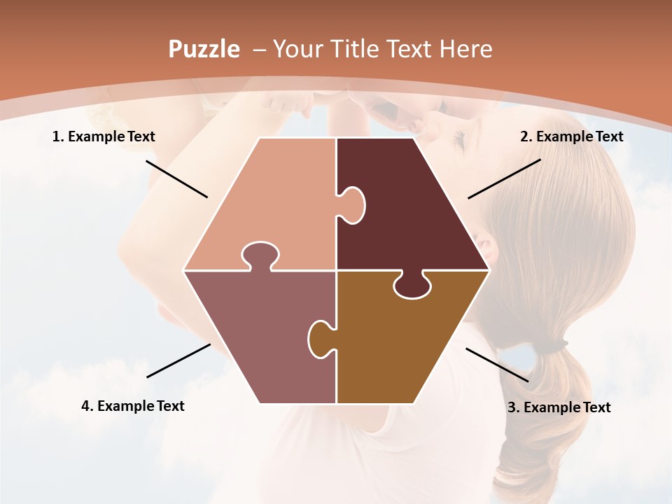 Female Parenthood Emotional PowerPoint Template