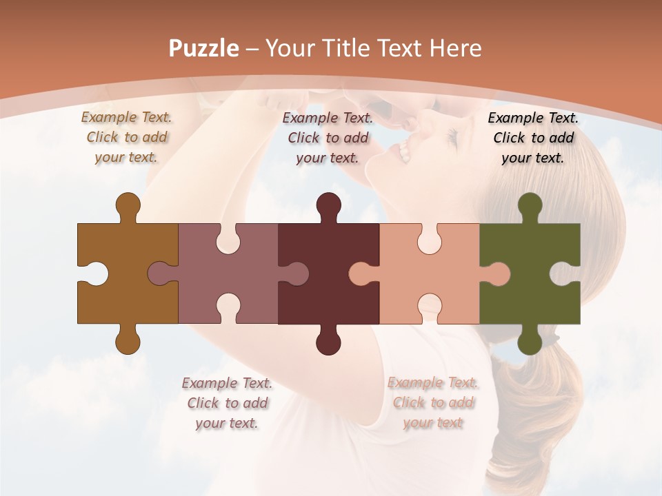 Female Parenthood Emotional PowerPoint Template