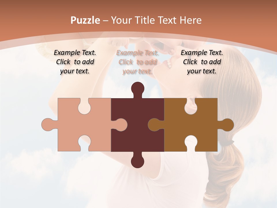 Female Parenthood Emotional PowerPoint Template