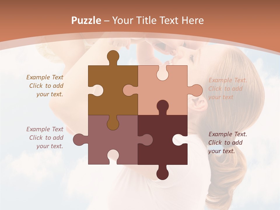 Female Parenthood Emotional PowerPoint Template