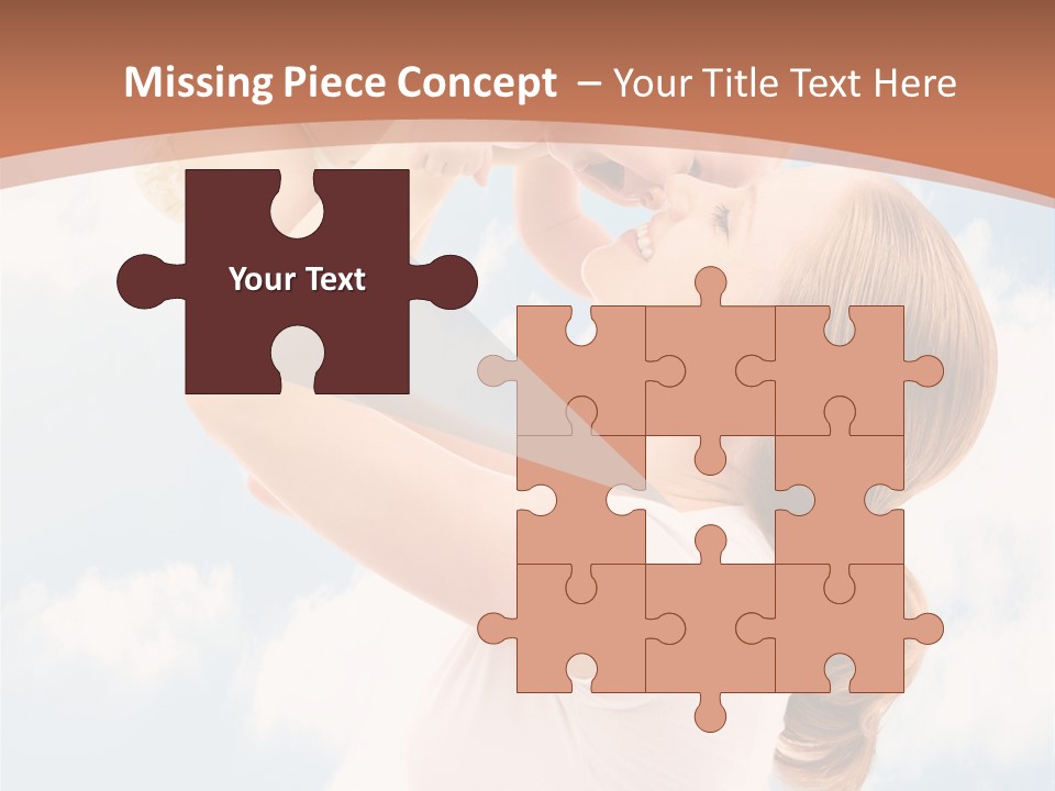 Female Parenthood Emotional PowerPoint Template