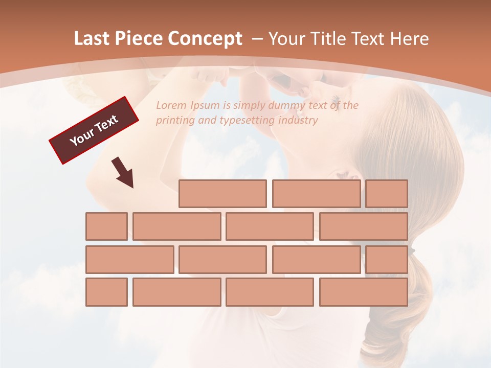 Female Parenthood Emotional PowerPoint Template