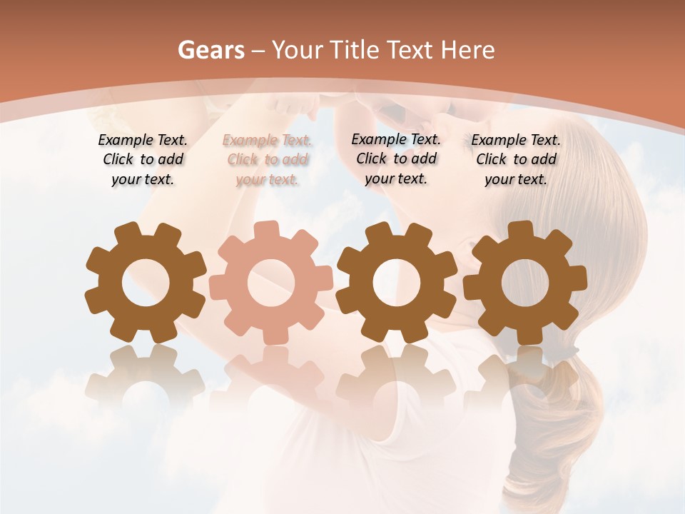 Female Parenthood Emotional PowerPoint Template