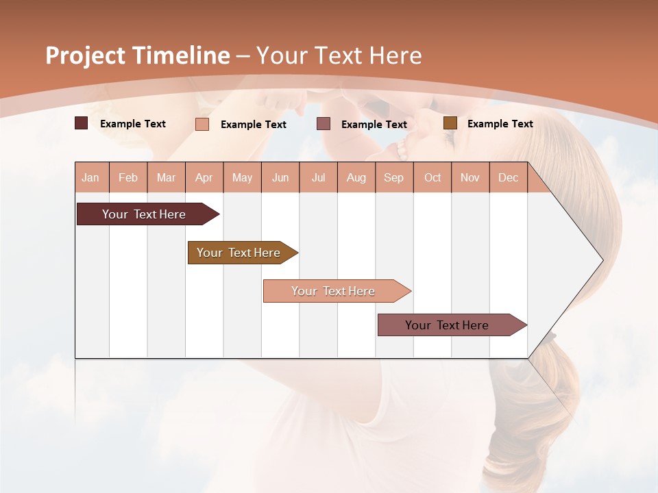 Female Parenthood Emotional PowerPoint Template