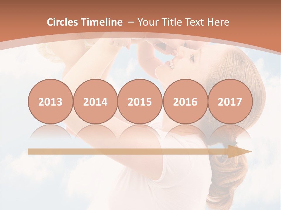 Female Parenthood Emotional PowerPoint Template