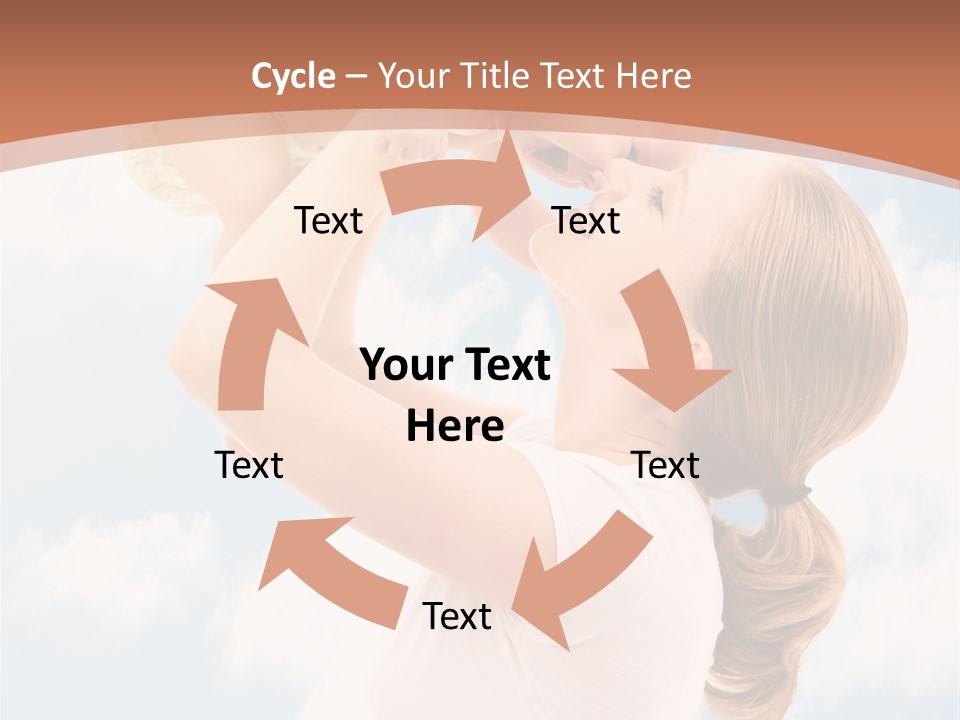 Female Parenthood Emotional PowerPoint Template